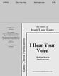 I Hear Your Voice SATB choral sheet music cover